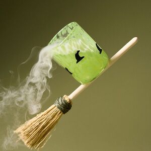 NWT Anthropologie Mystic Icon Glass -Witch Hat